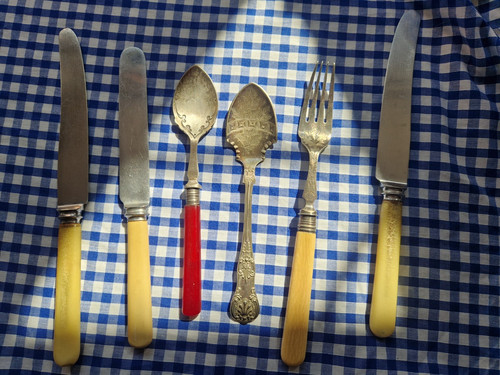 Vintage cutlery job lot - vintage,
