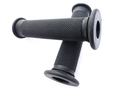Handlebar grips black - black, open