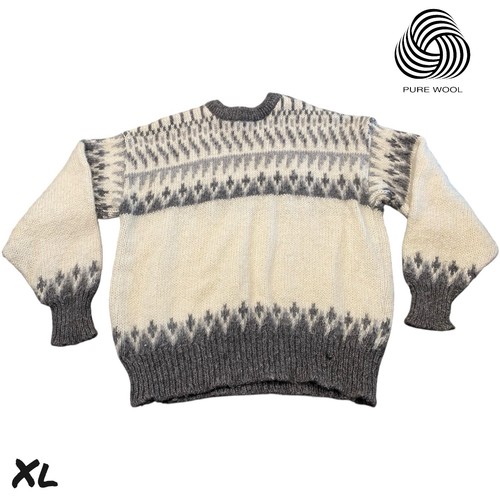 Vtg 80s pure wool fair - pure, isle