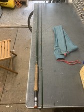 OLIVERS OF KNEBWORTH 10’ FIBREGLASS 2 PIECE TROUT/SEA TROUT FLY FISHING ROD 