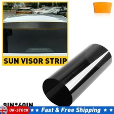 Black Windscreen Sun Strip