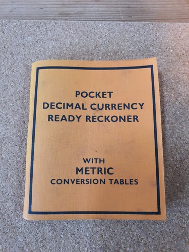 Vintage ready reckoner booklet - vintage,