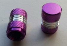 2 x Metallic PURPLE Metal