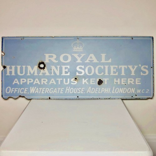 Royal humane society enamel - royal,