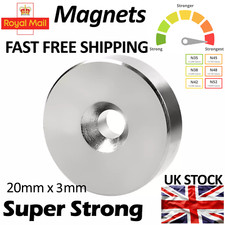 N52 Ring Magnets 0.78" Dia. x