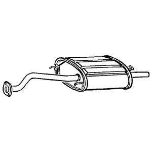 Klarius tail pipe with back - pipe,