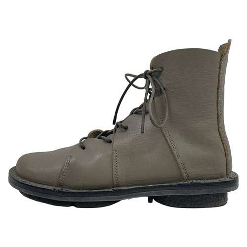 Trippen gray beige leather - gray,