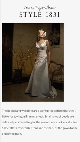 Casablanca bridal dress - casablanca,