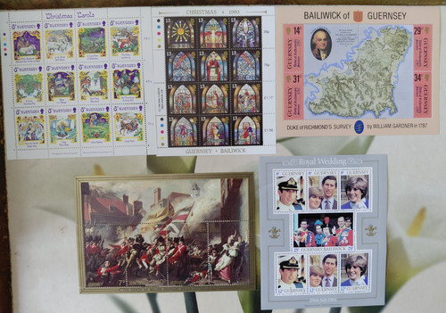 Guernsey mini sheets - 5,