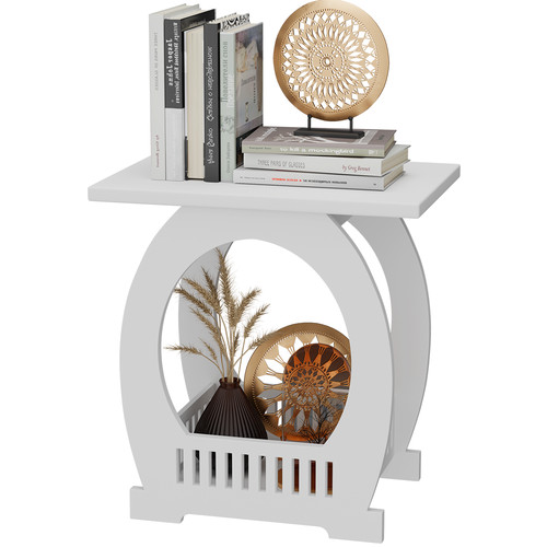 White large bedside table - large,