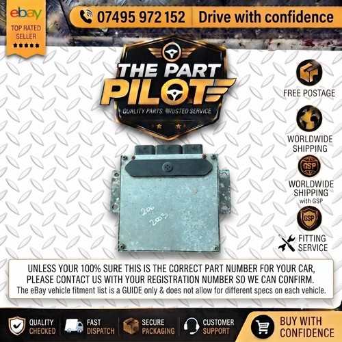 Peugeot 206 hfx engine ecu - peugeot,