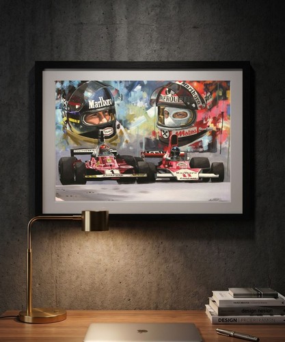 James hunt niki lauda - james,