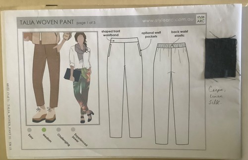Style arc sewing pattern - style,