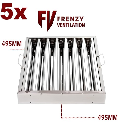 Canopy grease baffle - 5x,