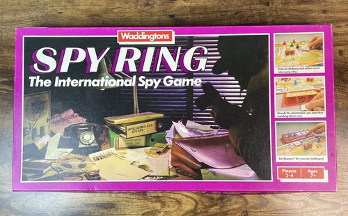 Waddingtons spy ring board - spy,