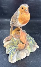 Stunning Vintage 1981 Border Fine Arts Robin Figurine Signed Ayres