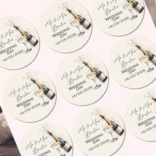 Personalised Wedding Stickers