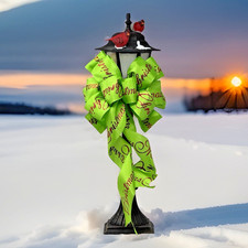 10” Wide Merry Christmas Bow