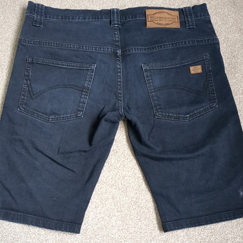 Dickies mens jean shorts blue - mens,