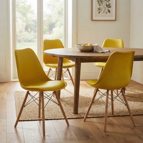 Dining chairs set beech - chairs, of