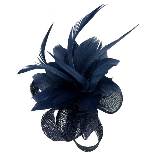 Small flower feather hair - small,