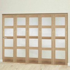 Internal bifold doors - , oak