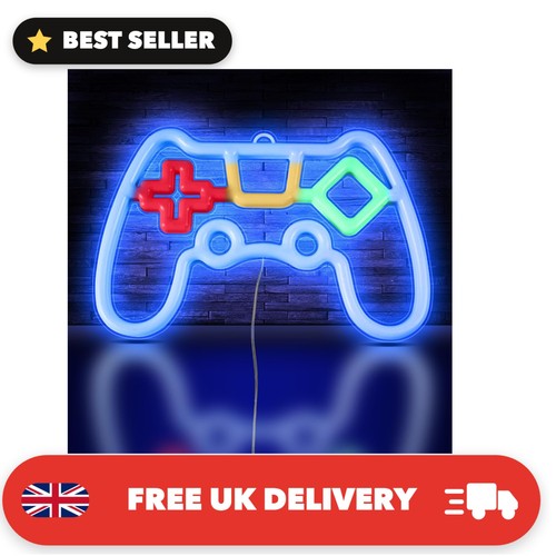 Colorful game neon sign - game,