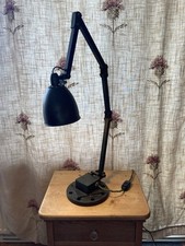 Vintage 4 Arm Memlite Industrial Lamp On Base