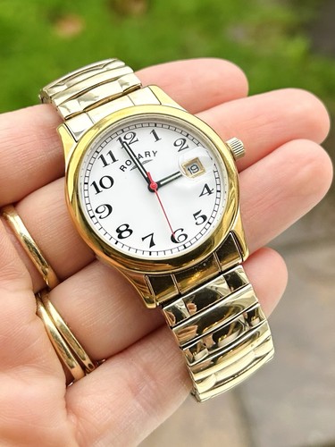 Rotary gents mens gold plated - rotary,