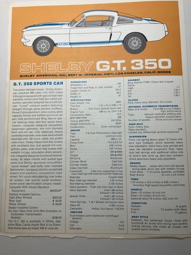 Vintage ford mustang shelby - vintage,