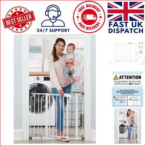 Extra wide metal safety gate - wide,