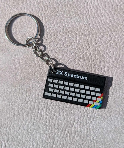 Spectrum retro keyring 3d - spectrum,