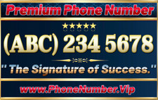Premium Phone Number , Fancy