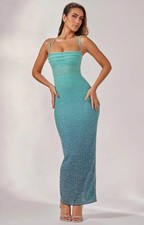 Oh Polly Womens Blue Ombre