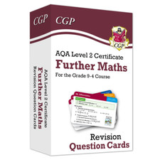 GCSE AQA Level 2 Certificate Further Maths Revision Card Key Stage 4 Years 10-11