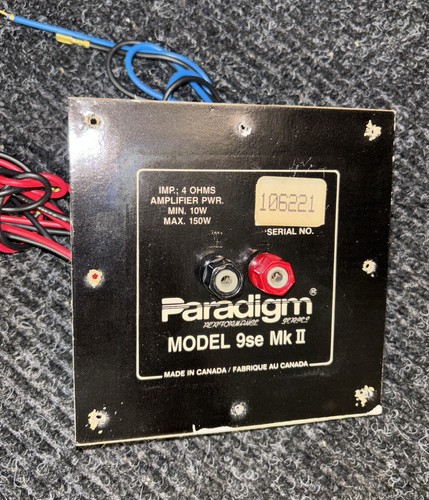 Paradigm 9se mkii crossover - 9se,