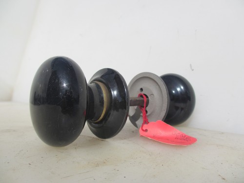Antique ceramic door knobs - antique,