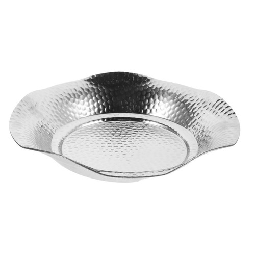 Chips serving plate stainless - serving, plate: