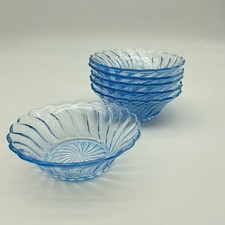 Bagley Glass Ice Blue Fruit