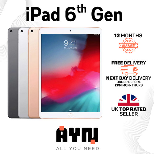 Sealed apple ipad 6th - re,