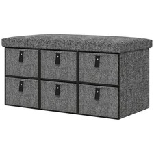 HOMCOM Shoe Bench with Seat