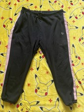 Pink Soda Sport Women’s Black Joggers Jogging Bottoms Lounge Pants Sz 22