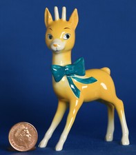 RARE 1960's BESWICK BABYCHAM DEER FIGURINE, GOLD BACKSTAMP, PRISTINE CONDITION