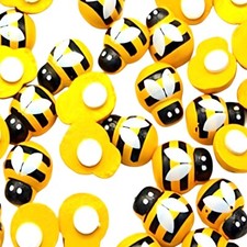 10 x Wooden Bumble Bee