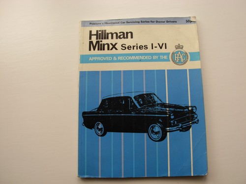 Hillman minx rac - rac, workshop