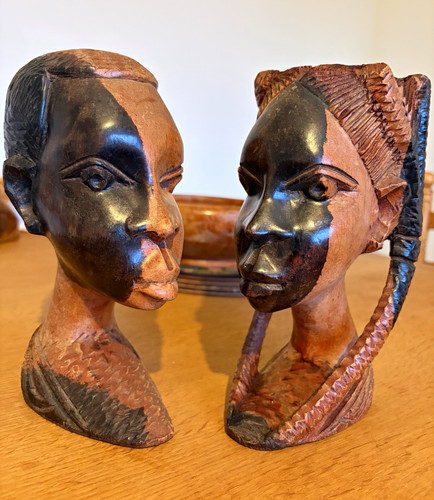 Vintage african hand - vintage, carved