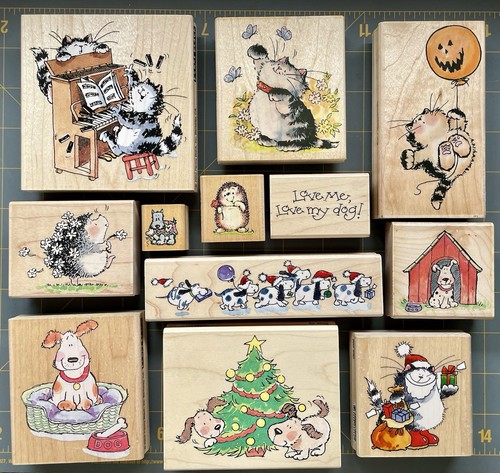 Penny black cat dog - mouse, &