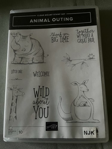 Stampin animal outing stamp - animal,