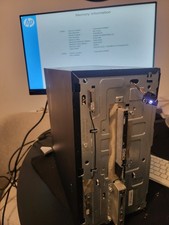 HP Pavilion Desktop Computer 570 Intel Core I5 7th Gen no face plate 8gb ram