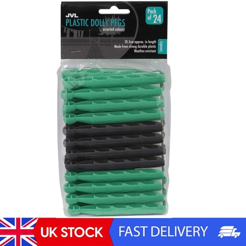 Plastic dolly clothes pegs - clothes,